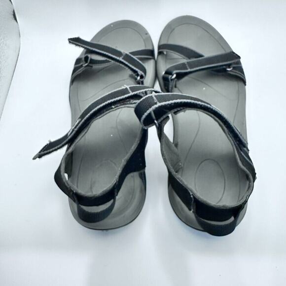 Teva Sanadals Womens 8 Verra Outdoor Strap Slingback Adustable Gray Black - Picture 6 of 10